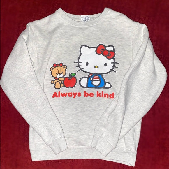 Delta Tops - Hello Kitty Gray Sweatshirt